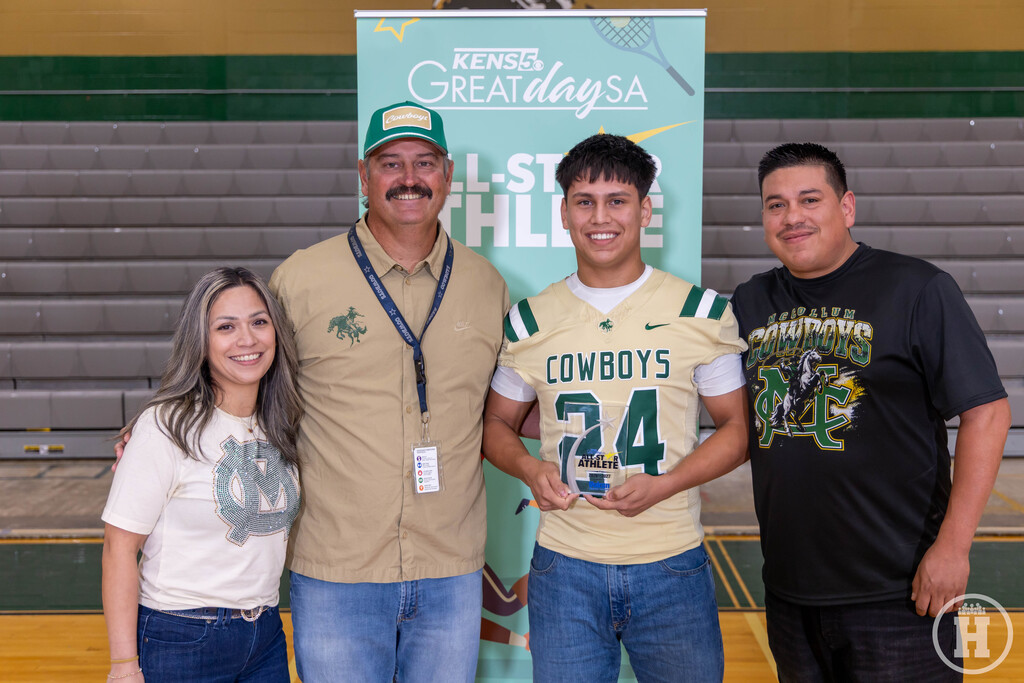 McCollum KENS 4 GreatDaySA All Star Athlete