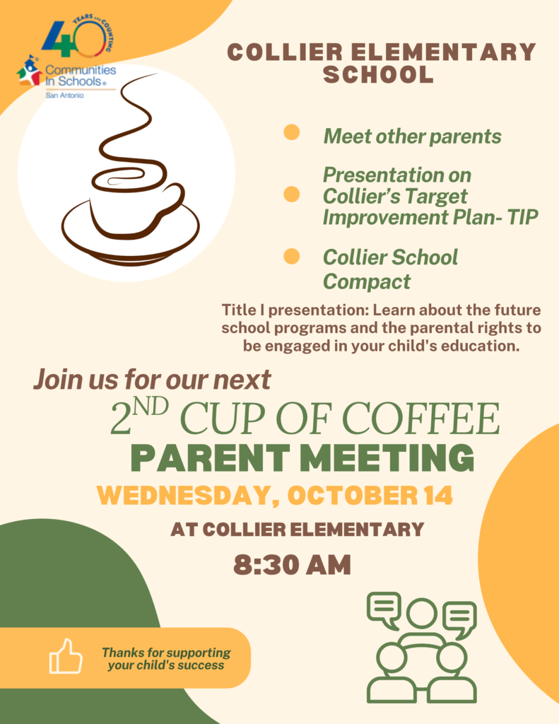2nd cup of coffee flyer English
