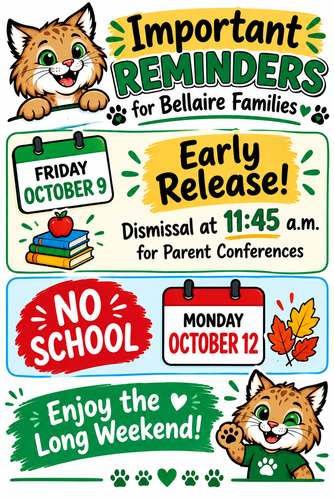 Early Release Reminder