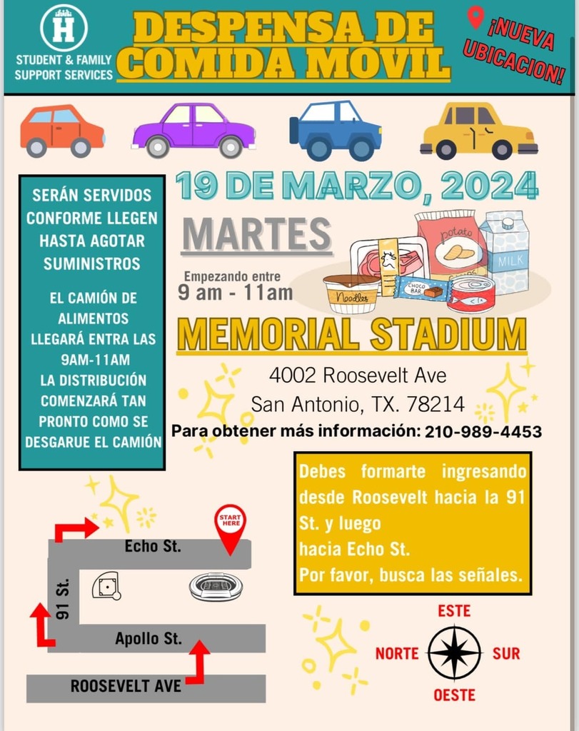 food pantry march spanish