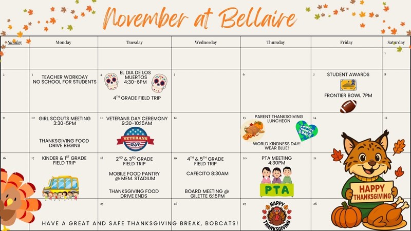 November Calendar