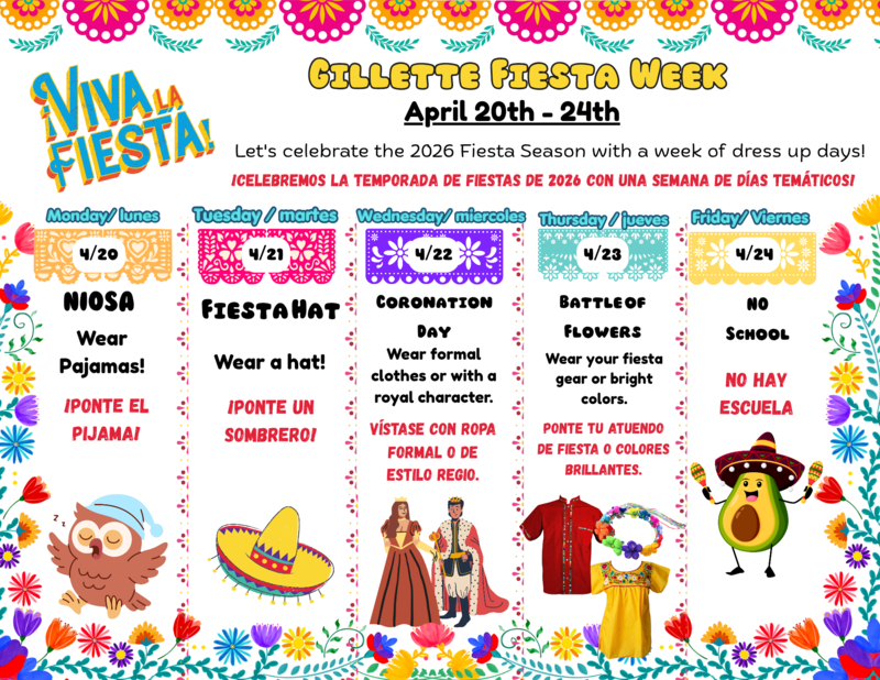 Fiesta Dress Up Days