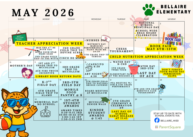May Calendar