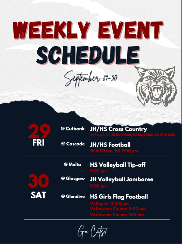 Weekly Schedule