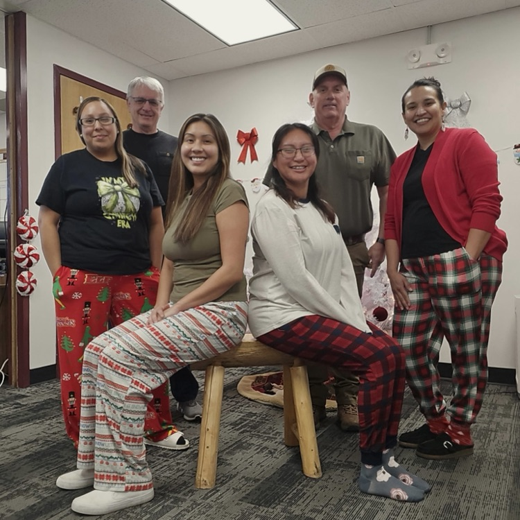 happy holidays from business office superintendent and Marty