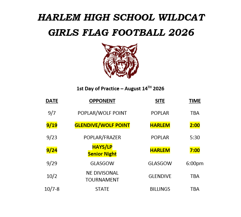 Updated Schedule 