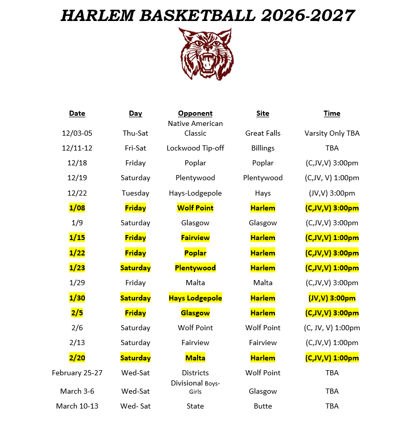 Schedule
