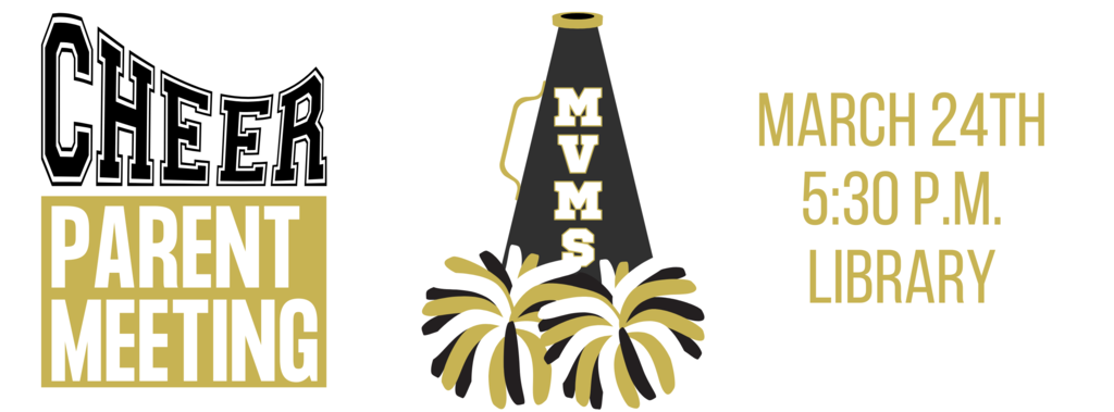 Cheer Parent Meeting March 24th at 5:30 p.m.