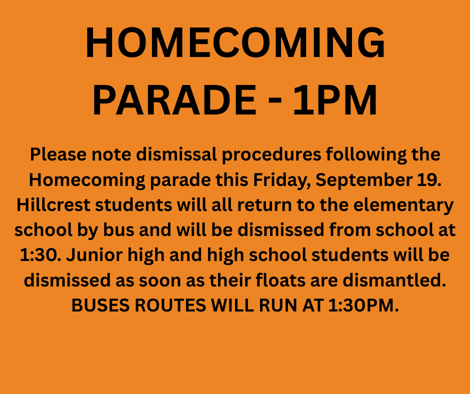 dIsmissal after parade