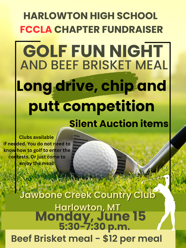 poster for golf fun night