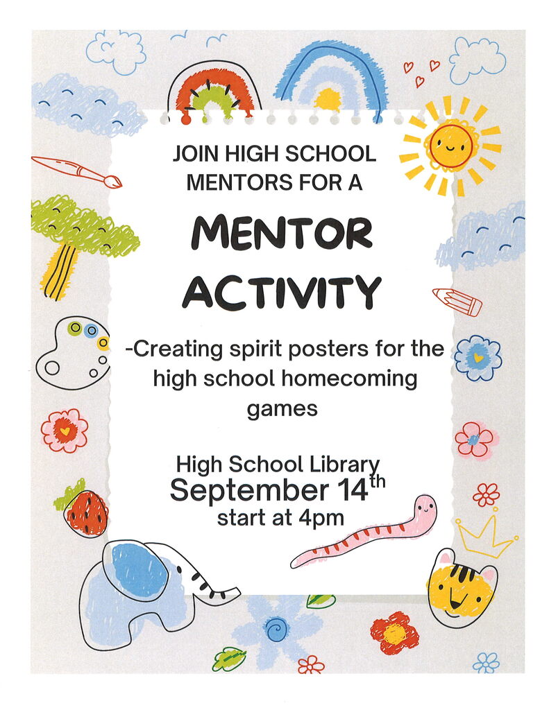 Mentor activity poster