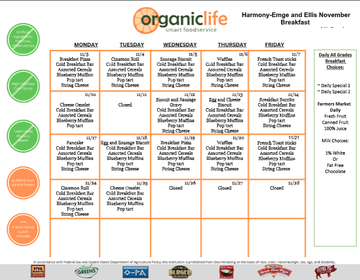 Harmony-Emge, Ellis Breakfast