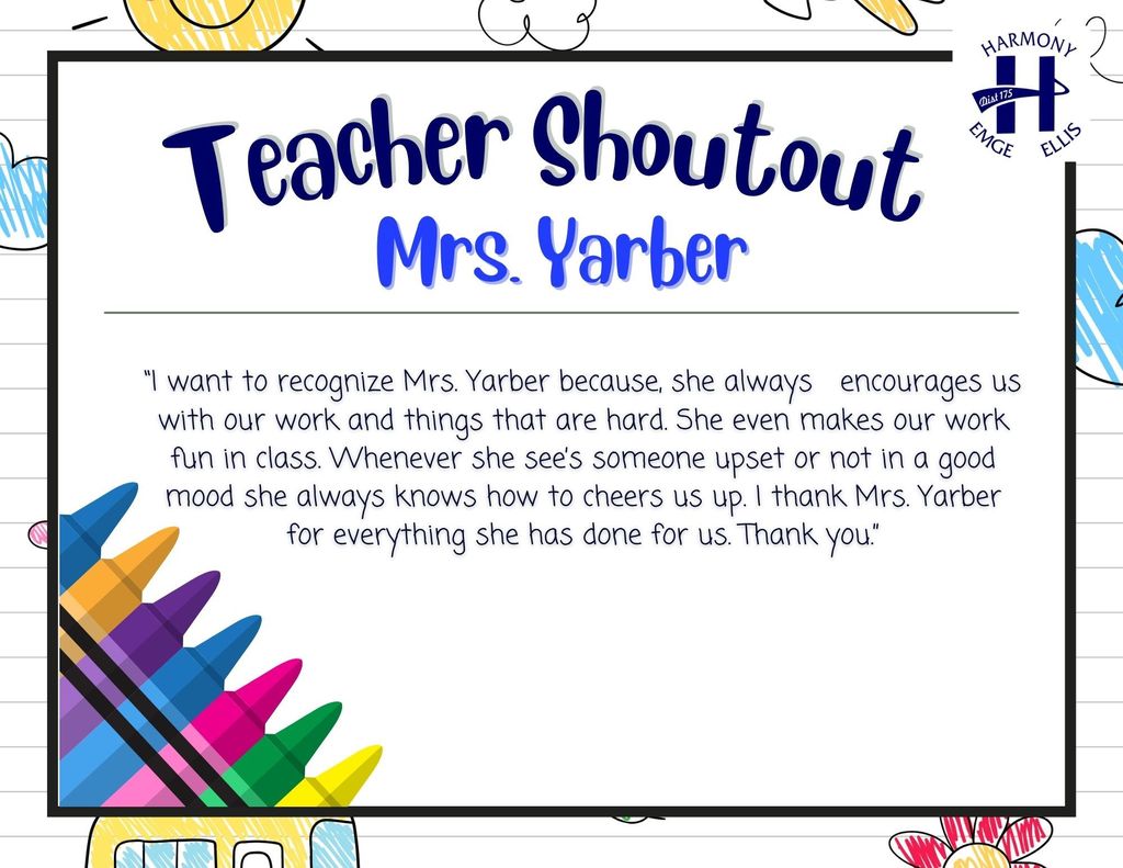 Teacher Shoutout