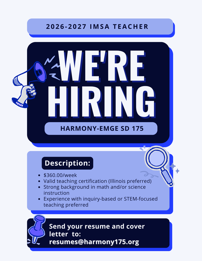 Hiring IMSA Teacher