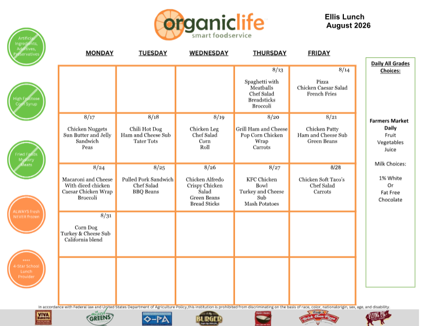 Lunch Menu