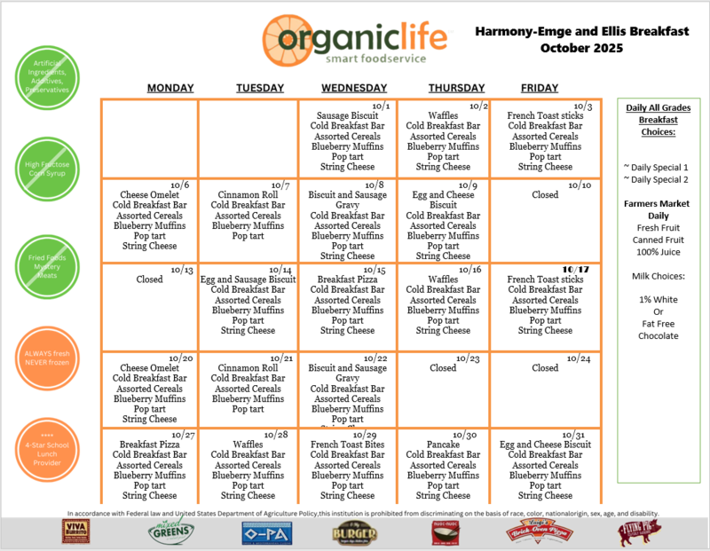 Harmony-Emge, Ellis Breakfast