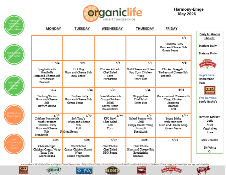 May Menu