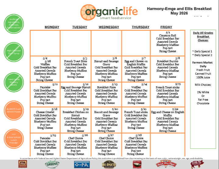 May Menu