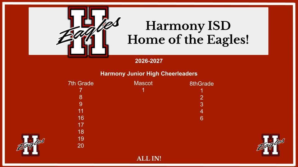 2026-2027 JH Cheer