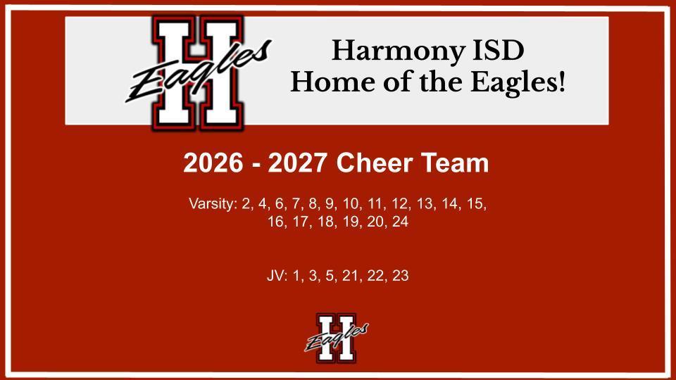 Cheer Results 2026-2027