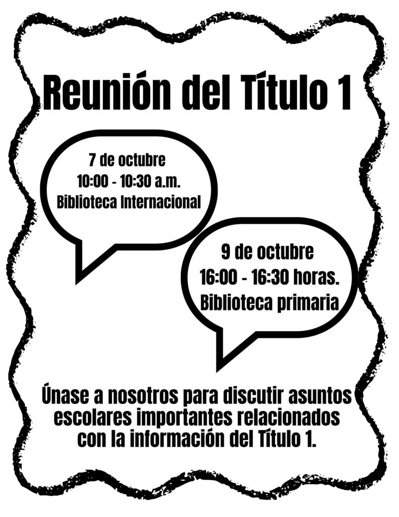 Title 1 Meeting