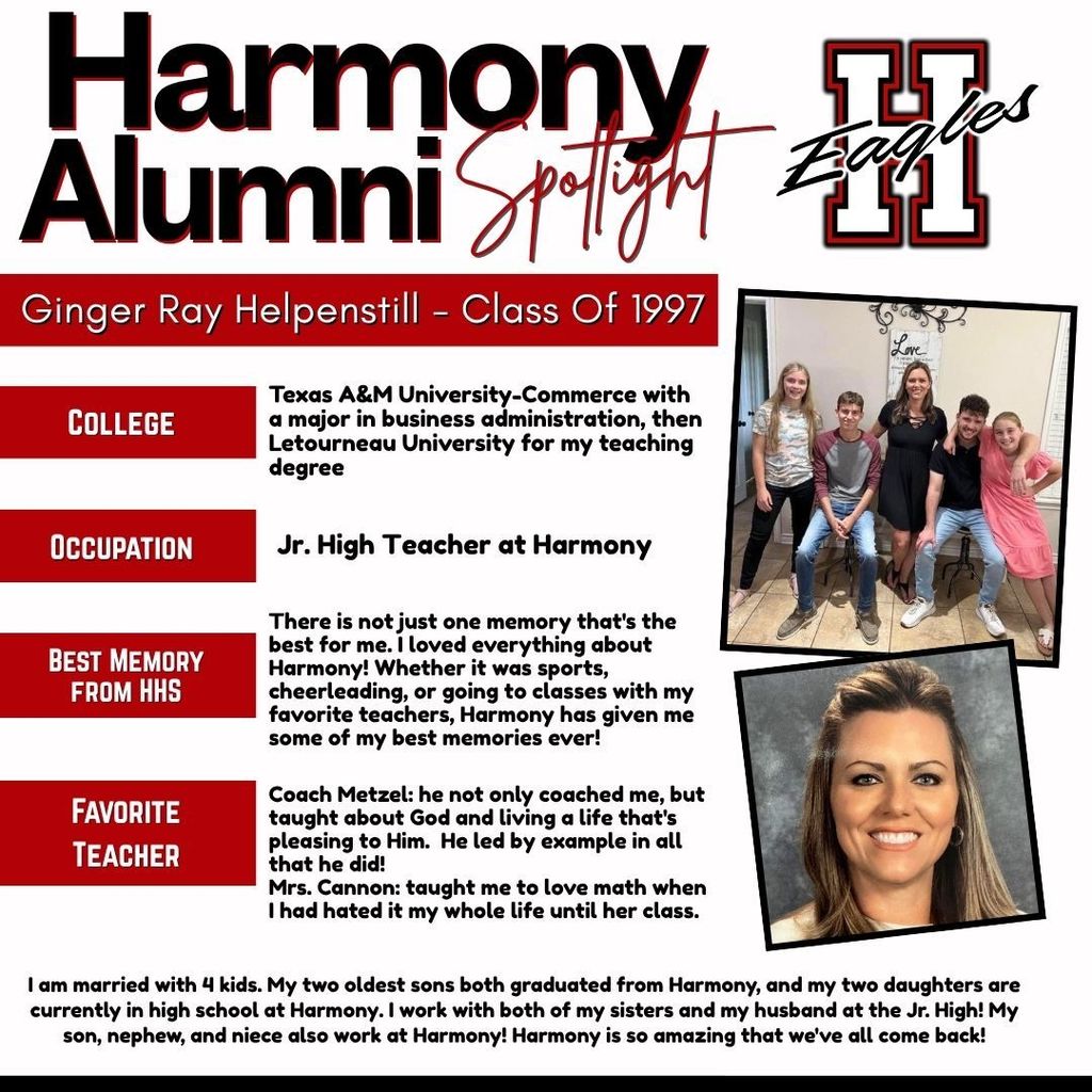 Ginger Helpenstill Alumni Spotlight