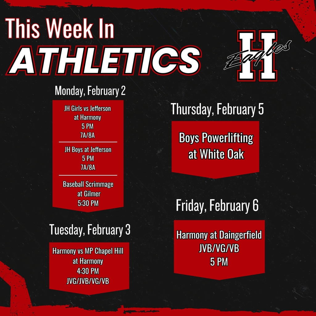This Week's Schedule