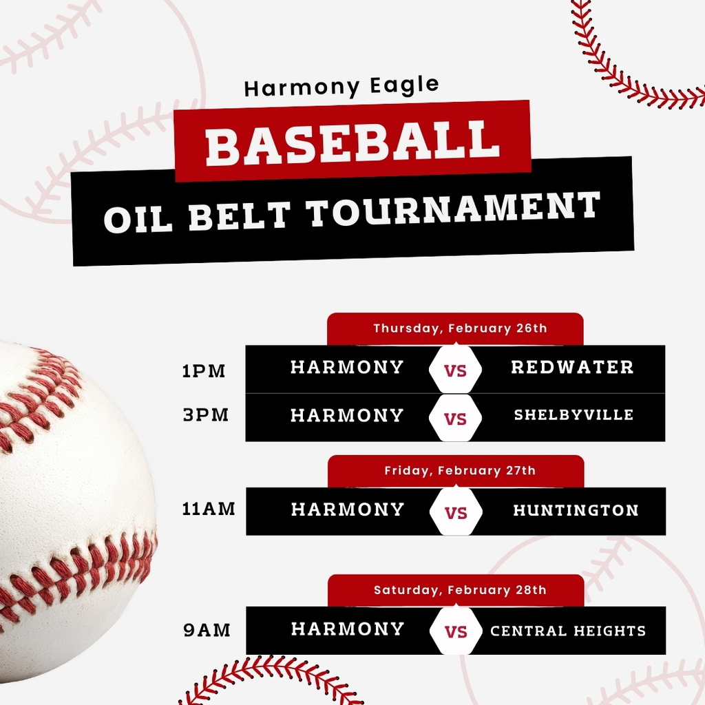 oil belt tourn schedule