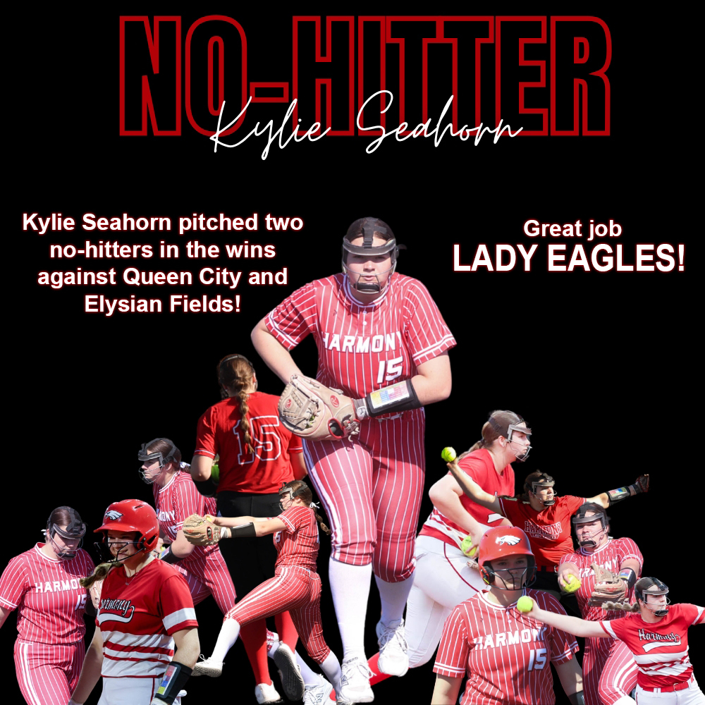 Kylie Seahorn pitched 2 no-hitters yesterday!
