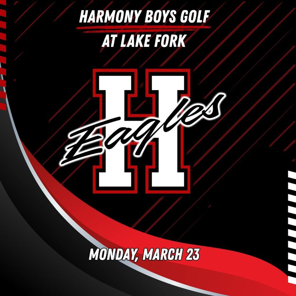 harmony Boys Golf at Lake Fork