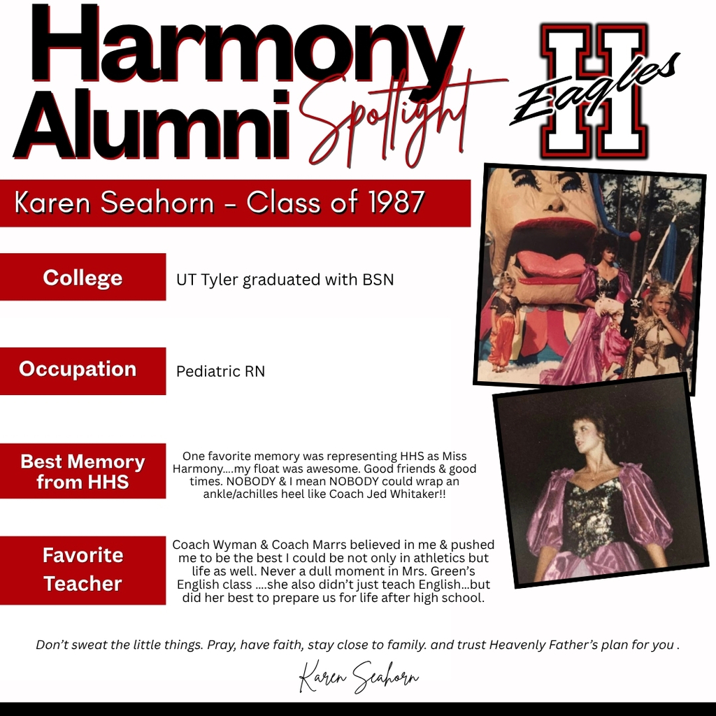 Karen Seahorn Harmony Alumni Spotligt