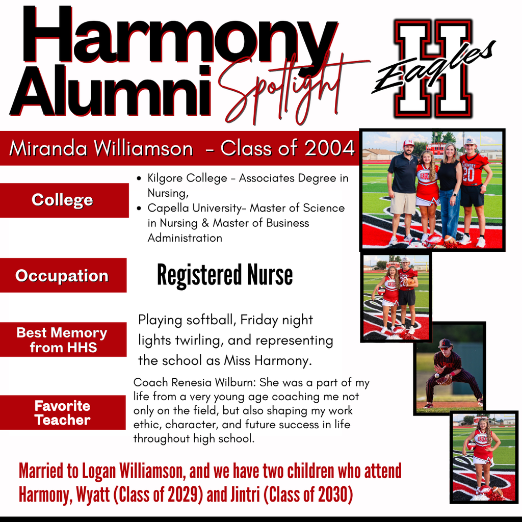 Harmony Alumni Spotlight