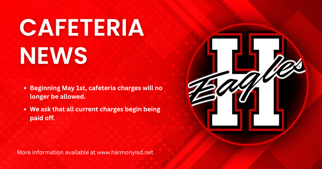 No charges allowed after May 1st. Current charges should be paid off. 