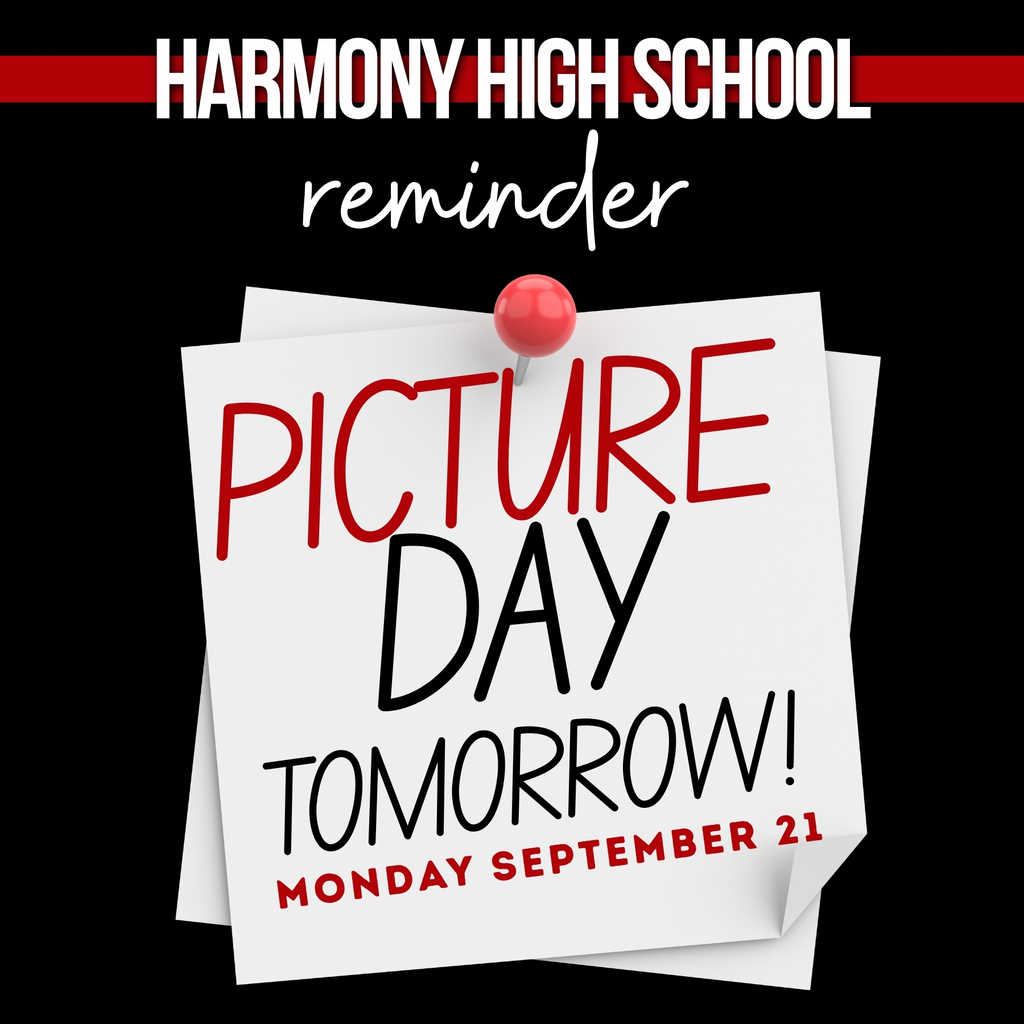 PICTURE DAY TOMORROW