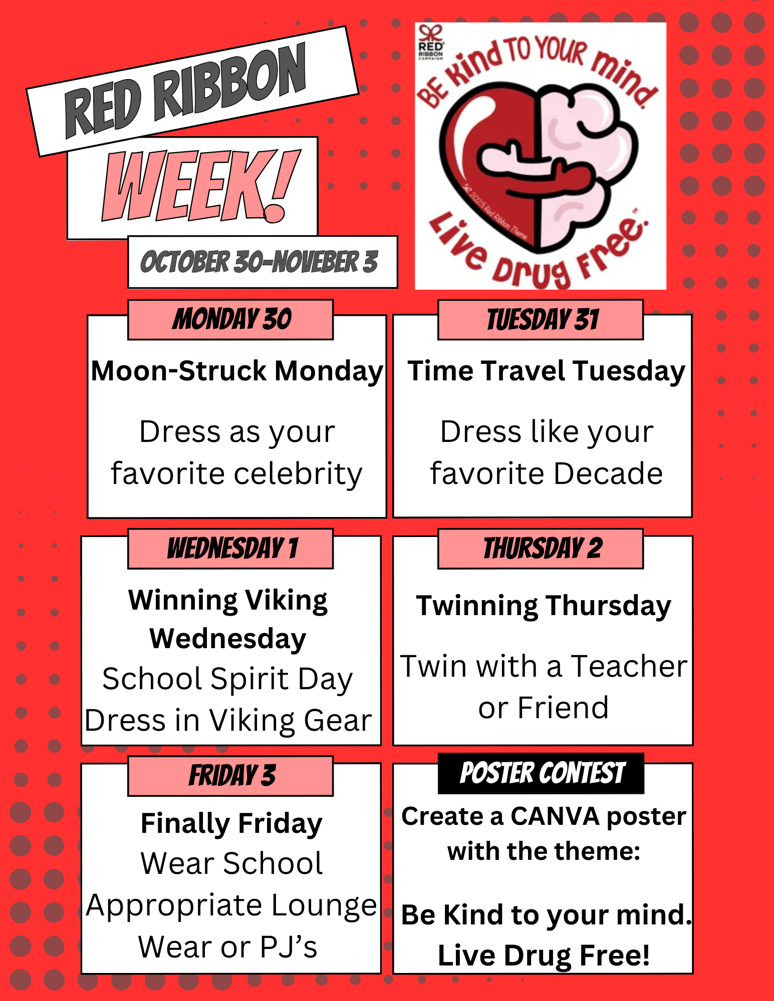 Red Ribbon Week | Highland Middle School Red Ribbon Week | Highland Middle School