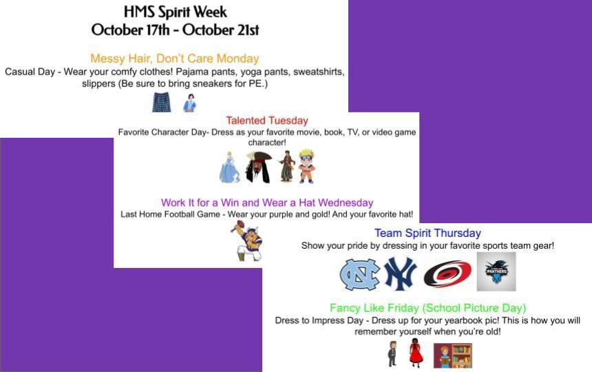 HMS Spirit Week | Highland Middle School