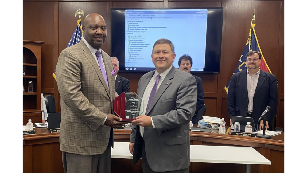 Dr. Fleming Named 2023 Sandhills Regional Superintendent of The Year