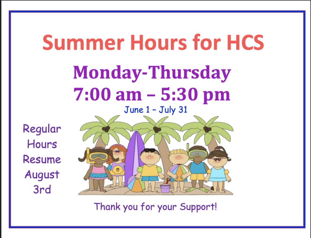 Summer Hours