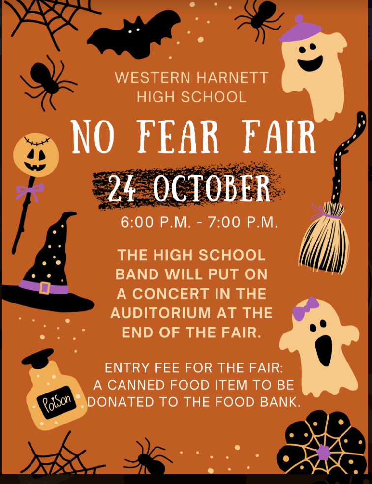 No Fear Fair WHHS October 24 More Info in body of post