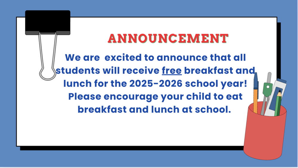 Free Breakfast and Lunch 2025-2026