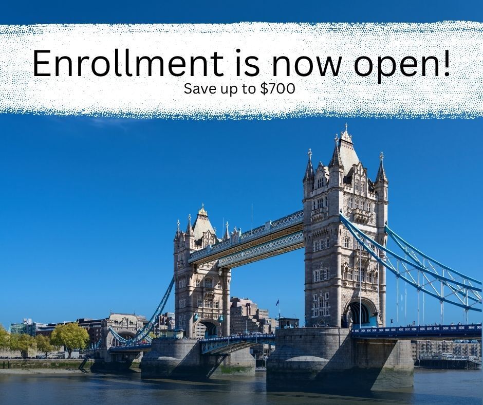 Enroll for London and Paris