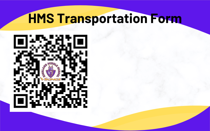 HMS Transportation Form: Information is in the body of the post