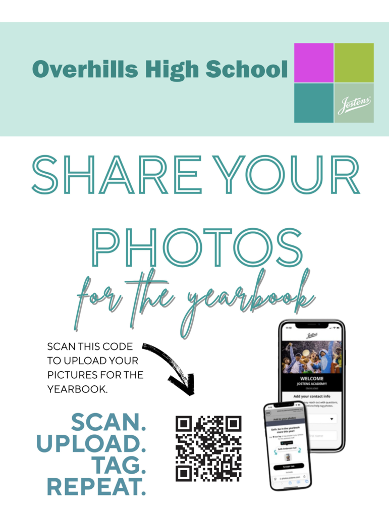 Share your yearbook photos QR code