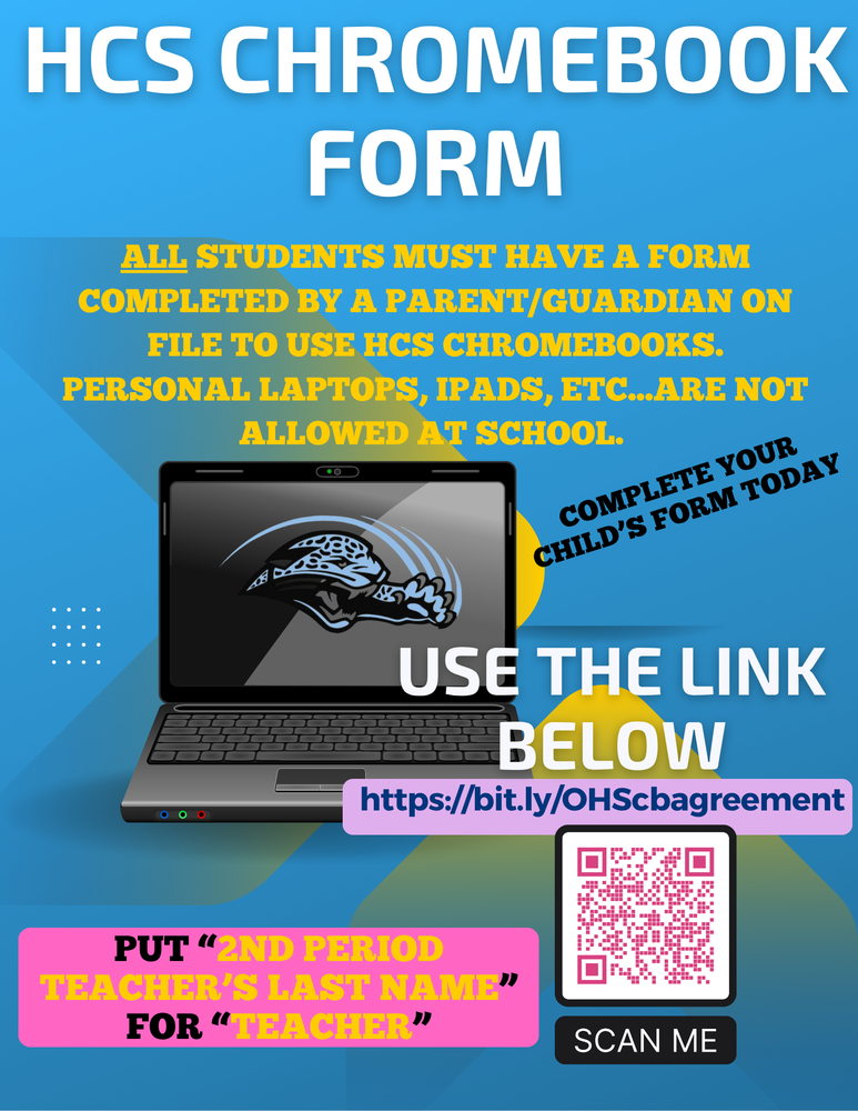 Chromebook Permission Form