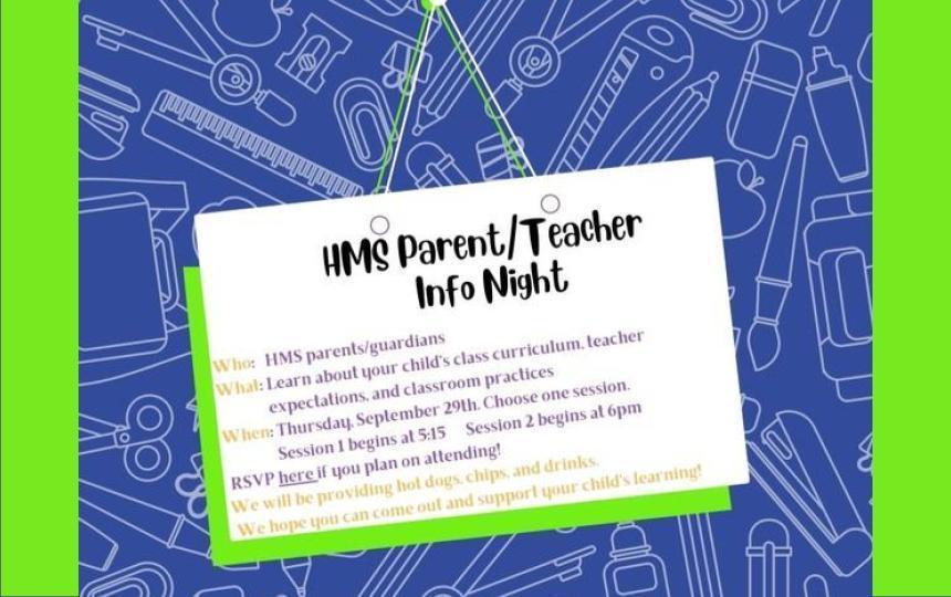 HMS Parent/Teacher Night Info