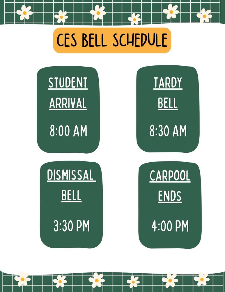 ces bell schedule