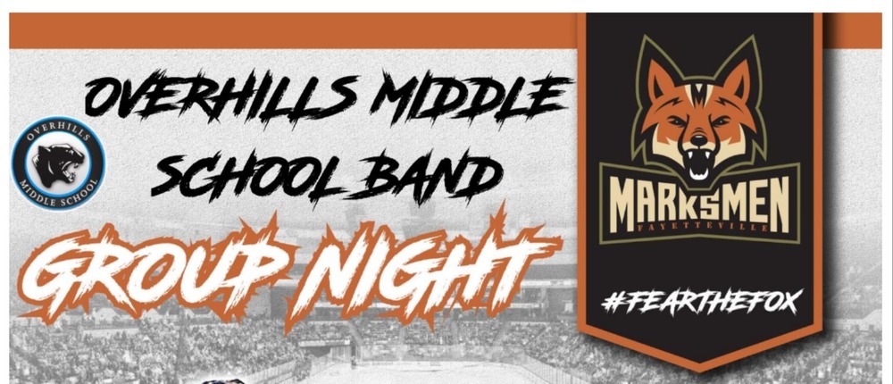OMS Band night at Marksmen game