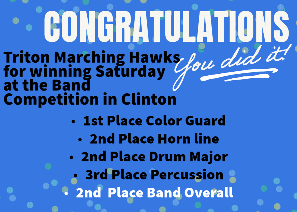 Congratulations to the THS Band