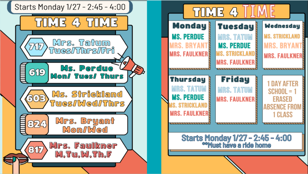 Time 4 Time - Absence Makeups and Tutoring