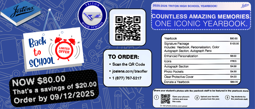 Get Your 25-26 THS Yearbook TODAY! EARLY BIRD SPECIAL!!!! Back to School Pricing Won't Last Long!